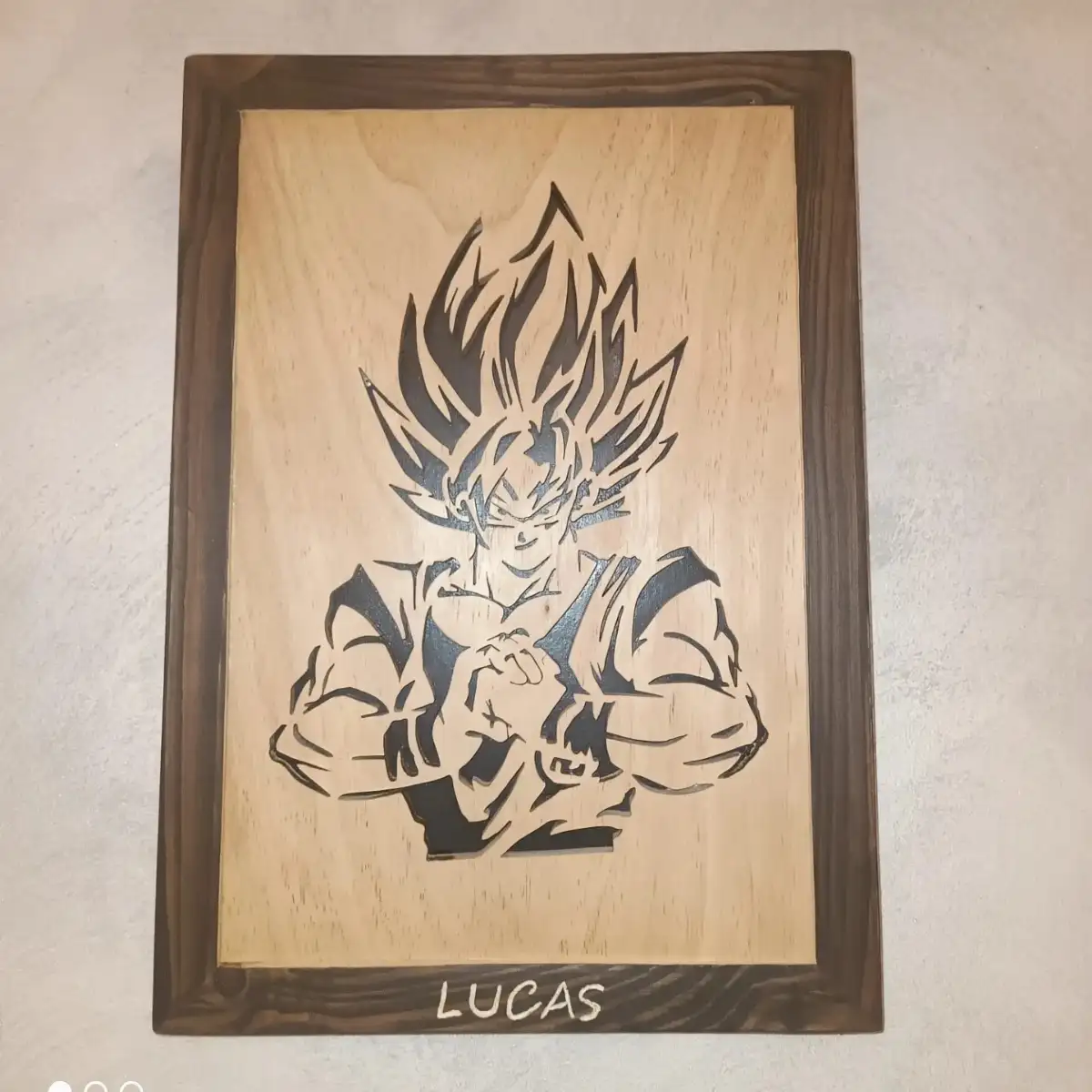 Tableau manga Son Goku Evolution