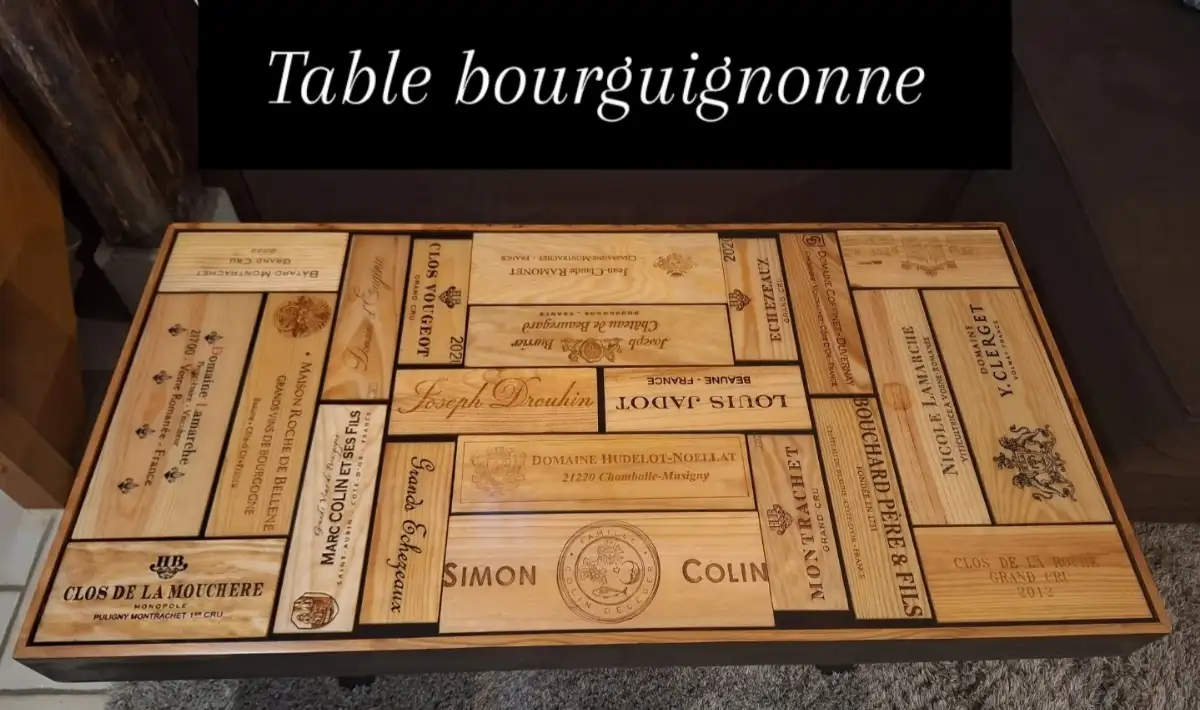 Table basse bourguignone