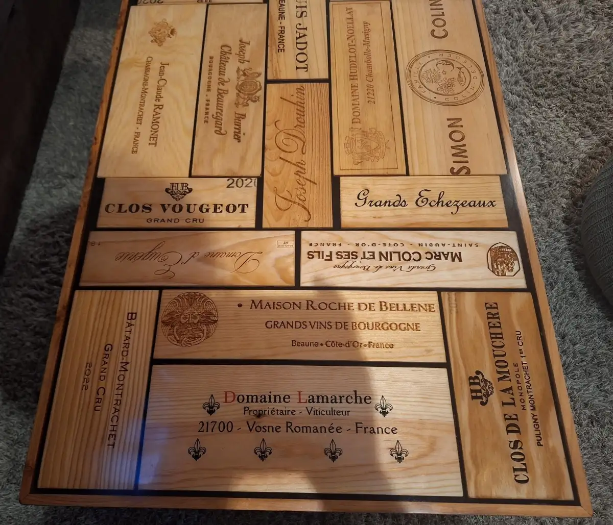 Table basse bourguignone