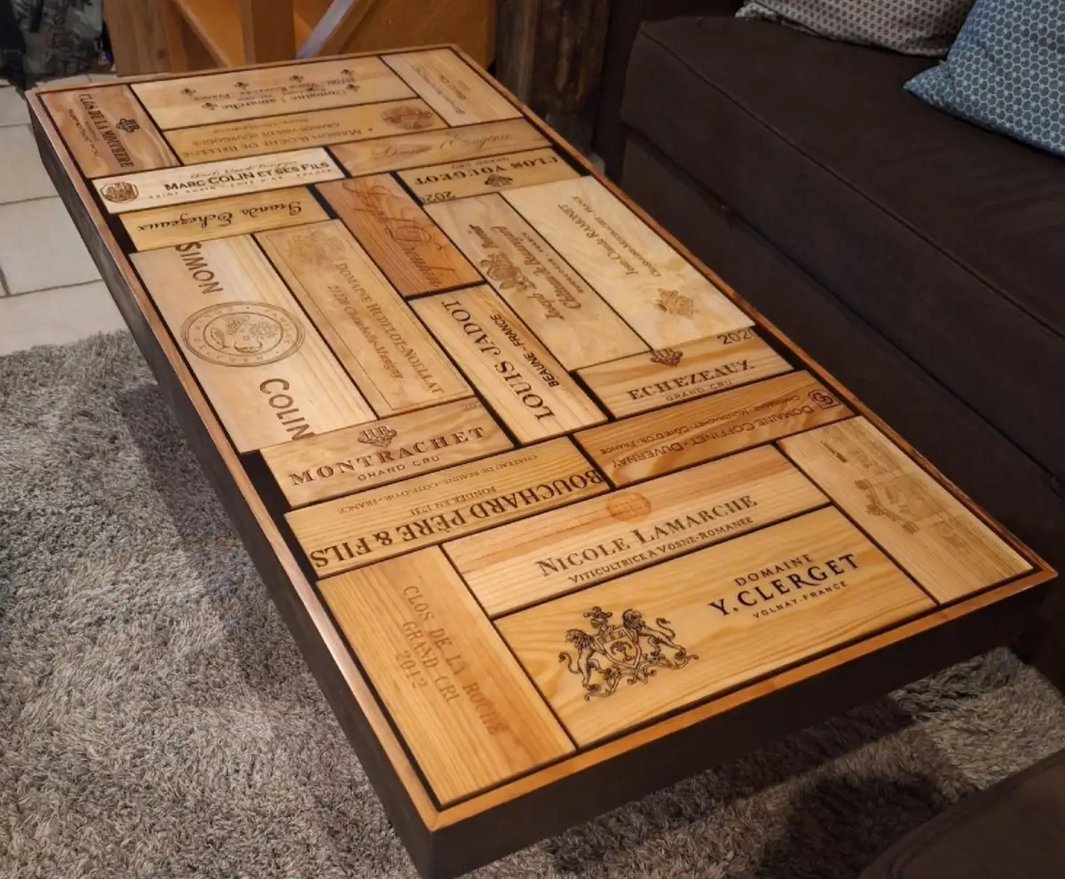 Table basse bourguignone