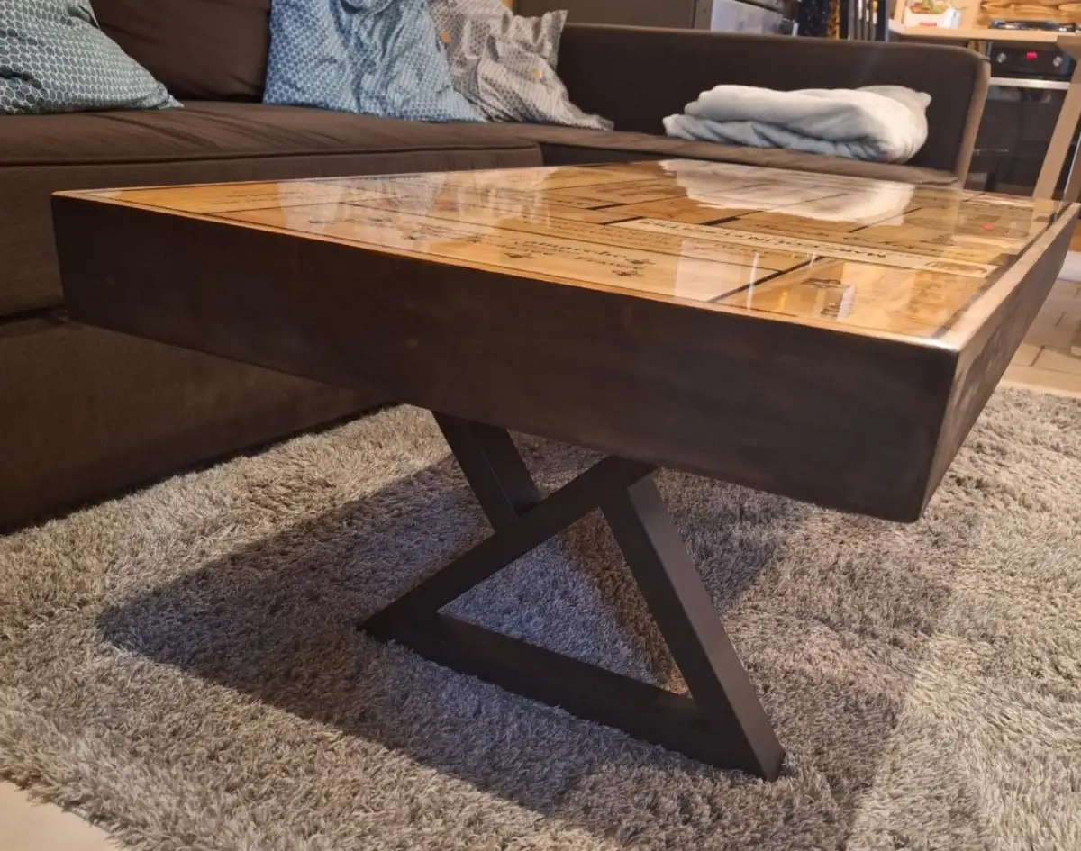 Table basse bourguignone